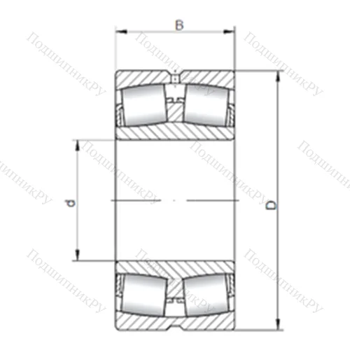 Подшипник роликовый радиальный самоцентрирующийся 239/710W 33 от производителя  ISO Подшипник роликовый радиальный самоцентрирующийся 239/710W 33 от производителя  ISO