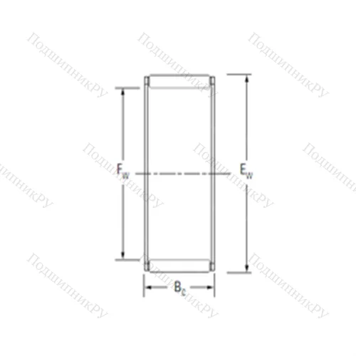 Подшипник игольчатый радиальный K 75X 81X 20F