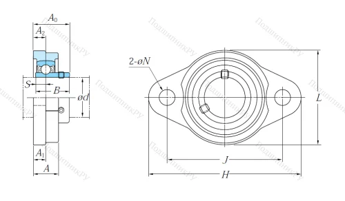 Подшипниковый узел UFL 004 JE 1 в Подольске