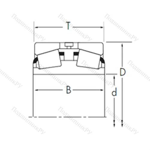 Подшипник роликовый радиально-упорный M 224749D/M 224710+M 224710EA
