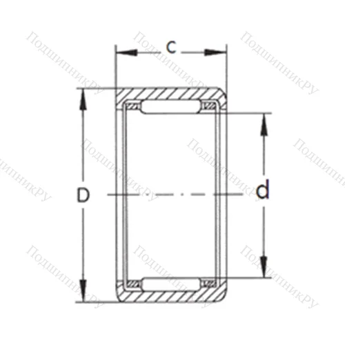 Подшипник игольчатый радиальный