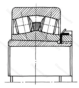 Модификация подшипника 353525Н размер 125x250x68/97