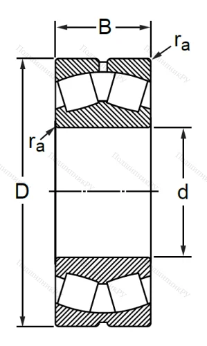 Сферический роликовый подшипник 3618 АМН (22318 MBW 33) в Подольске Сферический роликовый подшипник 3618 АМН (22318 MBW 33) в Подольске