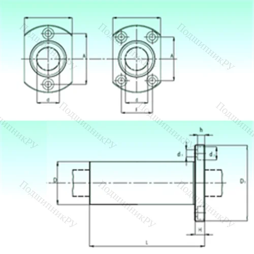 Подшипник шариковый линейный KBHL 06