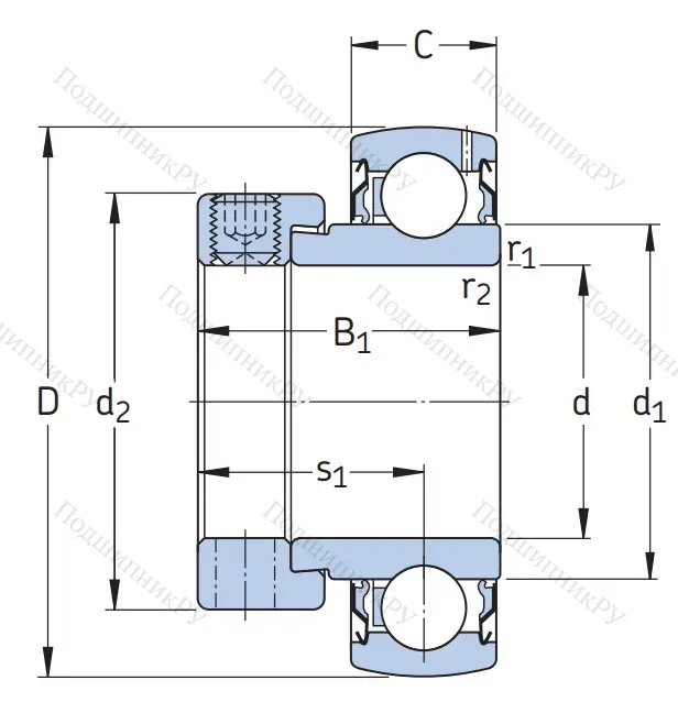 Корпусный подшипник