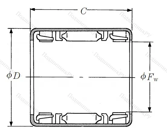 Подшипник обгонной муфты обгонная муфта FCB 20