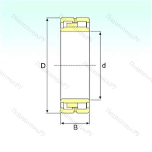 Подшипник роликовый радиальный NNU 40/710 M/W 33 от производителя  ISB