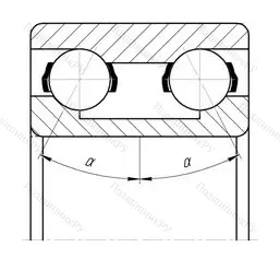 Модификация подшипника 6-3056203ЕШ размер 17x40x17,5