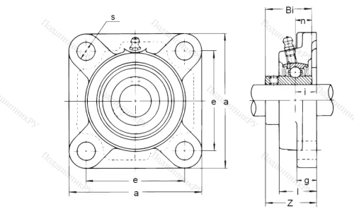 Подшипниковый узел UCF 205 в Подольске