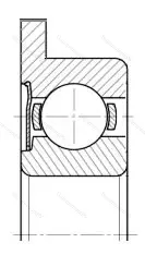 Подшипник  2860089 размер 9x17x5