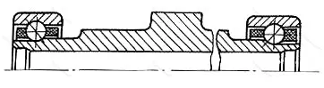 Модификация подшипника 4-106082ЮТ размер 2,55x7x22