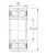Радиально-упорный шариковый подшипник 3056303 2RS (3303 2RS) в Подольске