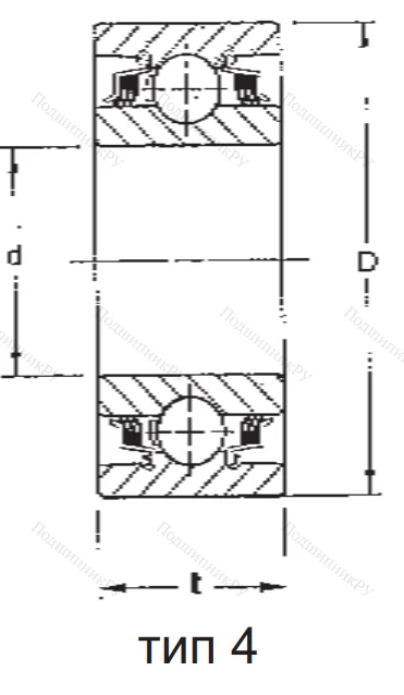 Радиальный шариковый подшипник W 211 PP 3