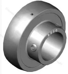 Высокотемпературный корпусной подшипник UC 207 BHTS ZZ C 4 200° BECO в Подольске