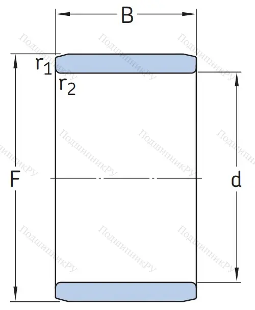 Игольчатый подшипник внутреннее кольцо IR 40x50x22 от производителя  SKF