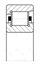 Подшипник  NF 228 (12228) размер 140x250x42