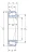Конический роликовый подшипник 30219 J 2 от производителя  SKF
