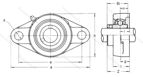 Подшипниковый узел UCFL 205 в Подольске