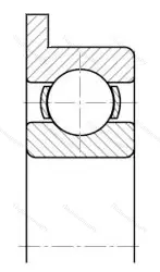 Подшипник  840018 размер 8x22x7