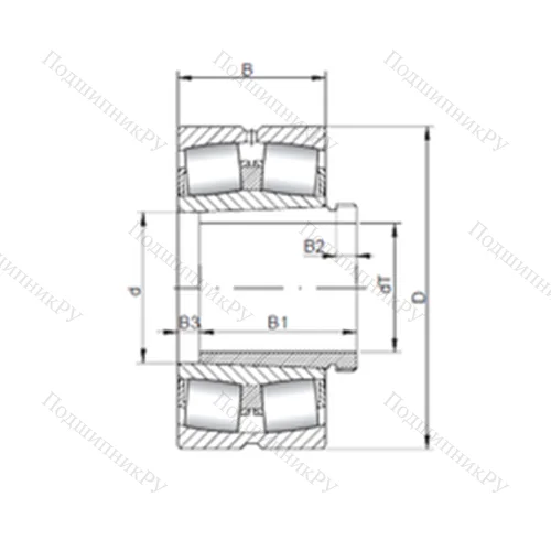 Подшипник роликовый радиальный самоцентрирующийся 24136 K 30CW 33+AH 24136 от производителя  CX