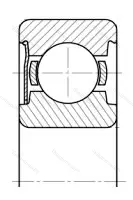 Подшипник  60027 (627-Z) размер 7x22x7