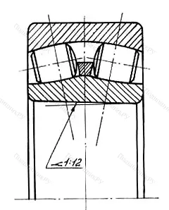 Модификация подшипника 3153734НЛ размер 170x280x88