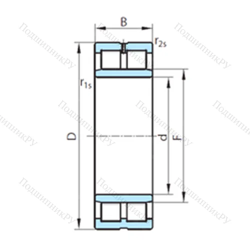 Подшипник роликовый радиальный PSL 512-6