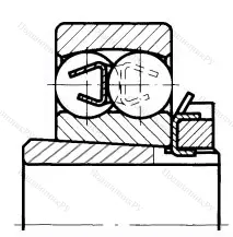Модификация подшипника 11312КЛ размер 60x140x33/50 от производителя  ГПЗ-8 Модификация подшипника 11312КЛ размер 60x140x33/50 от производителя  ГПЗ-8
