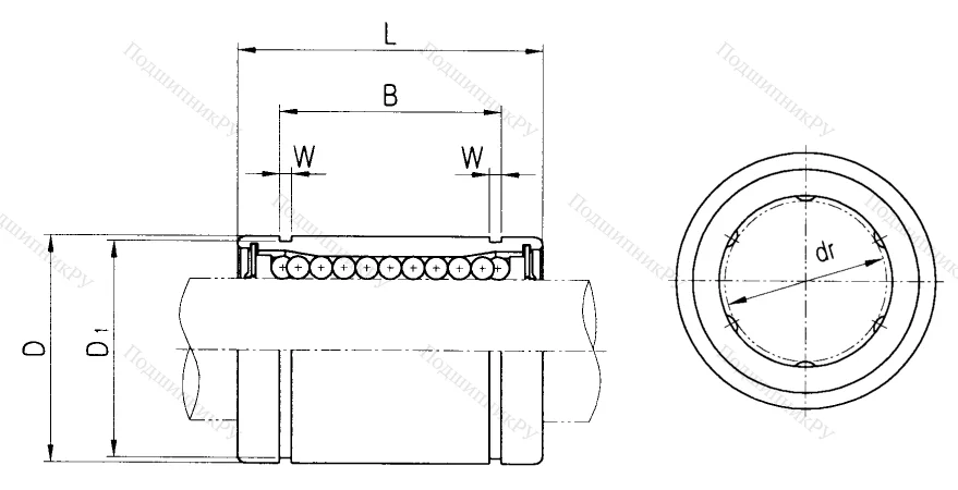 Подшипник LME 40 UU в Подольске