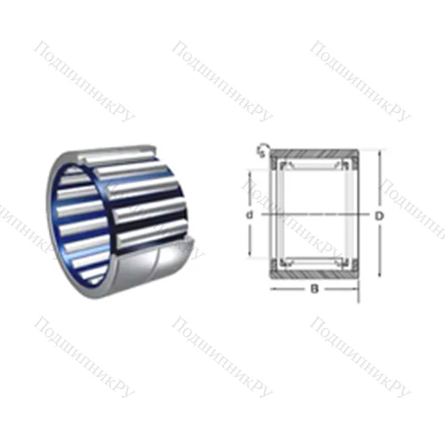 Подшипник игольчатый радиальный NK 20/16