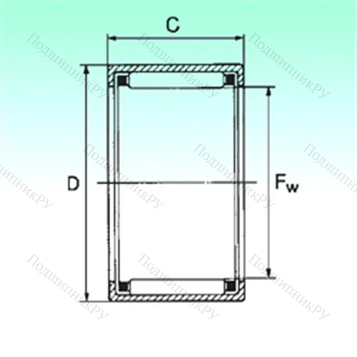 Подшипник игольчатый радиальный HK 1010