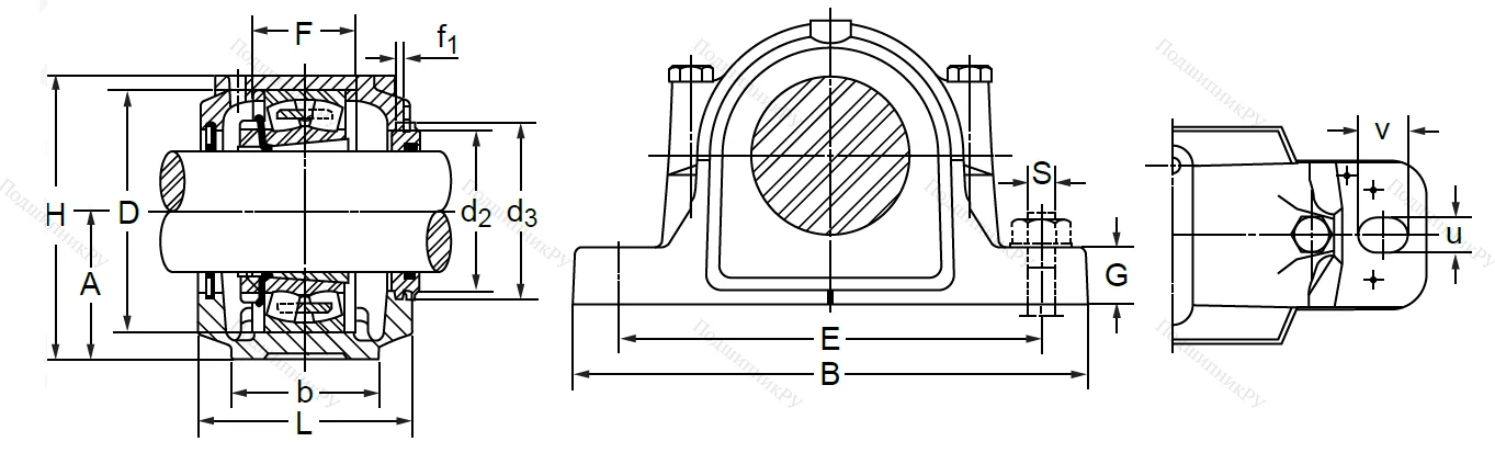 Подшипниковый корпус SNL 515 TG (SNK 515-612) в Подольске