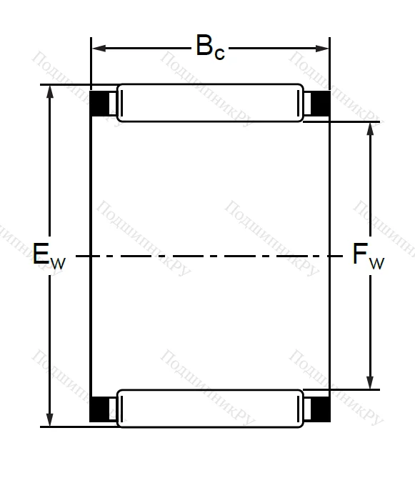 Подшипник K 36x42x24.8 (KT) в Подольске