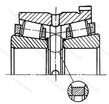Модификация подшипника 12-697824Л размер 120x190/198x108