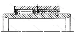 Подшипник  714712 размер 60x85x50/85 от производителя  ГПЗ-24 Подшипник  714712 размер 60x85x50/85 от производителя  ГПЗ-24