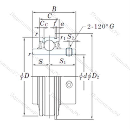 Подшипник шариковый радиальный ER 206-20 от производителя  KOYO Подшипник шариковый радиальный ER 206-20 от производителя  KOYO