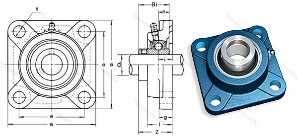 Подшипниковый узел UCF 317