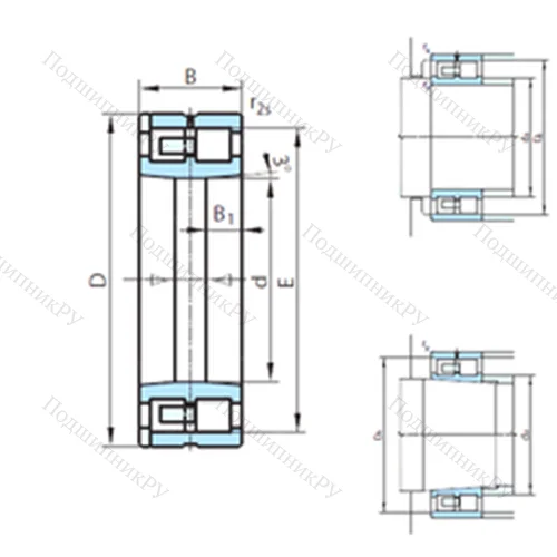 Подшипник роликовый радиальный PSL 510-12