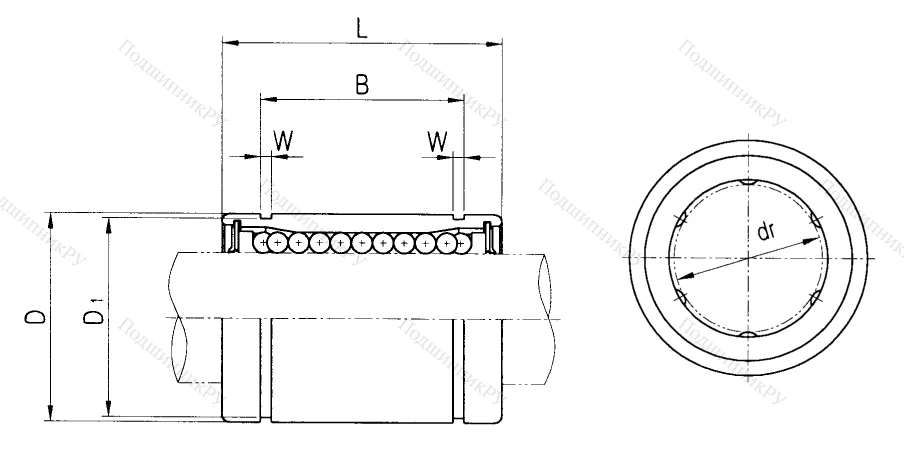 Подшипник LM 12 UU (NPZ) в Подольске