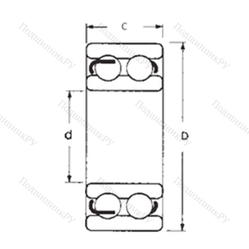 Подшипник шариковый радиальный