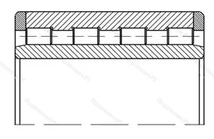 Подшипник  6452124 размер 120x180x109 от производителя  ГПЗ-14 Подшипник  6452124 размер 120x180x109 от производителя  ГПЗ-14