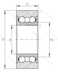 Подшипник LR 5203 KDD /XZZ от производителя  INA