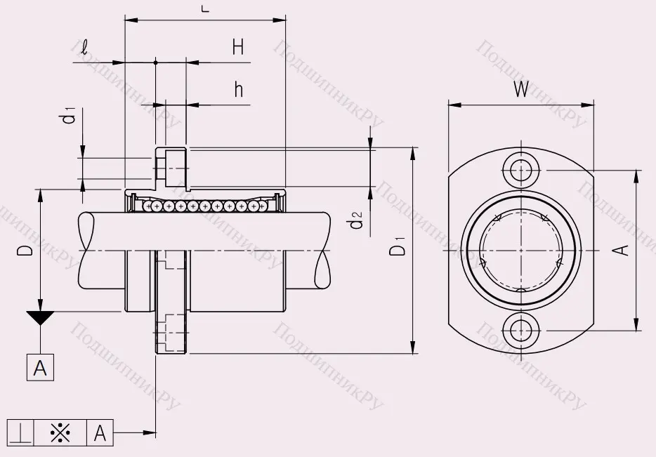 Подшипник LMH 6 UU в Подольске