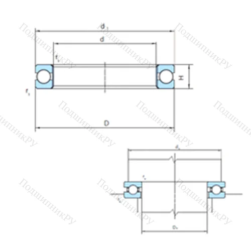 Подшипник шариковый упорный PSL 212-320