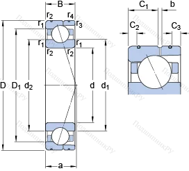 Подшипник 7026 ACD/P 4AL