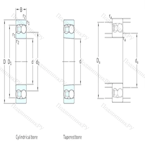 Подшипник шариковый радиальный самоцентрирующийся 2302 от производителя  SKF