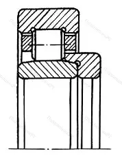 Подшипник 1308E размер 40x90x23 от производителя  SKF Подшипник 1308E размер 40x90x23 от производителя  SKF