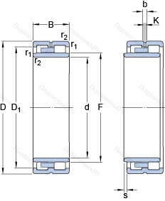 Подшипник NNU 4932 B/SPW 33