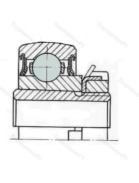 Шариковый однорядный подшипник 1680204 в Подольске