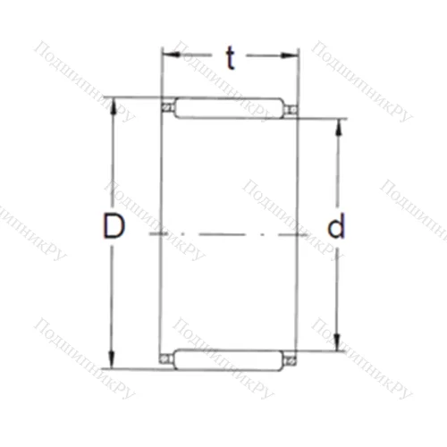 Подшипник игольчатый радиальный